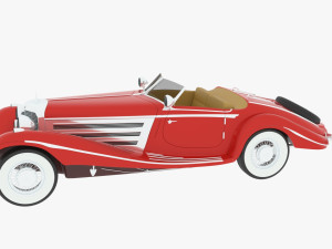 Mercedes-Benz 500k Roadster 3Dモデル