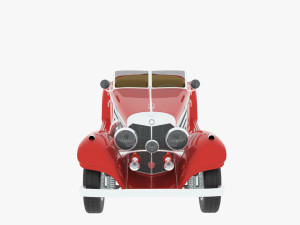 Mercedes-Benz 500k Roadster 3Dモデル