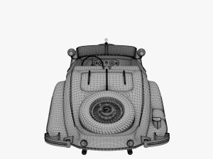 Mercedes-Benz 500k Roadster 3Dモデル