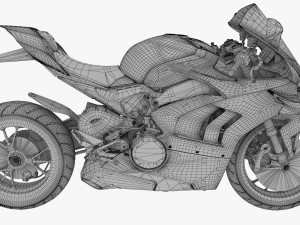 Ducati Panigale V4R 3D Model