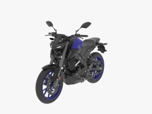 Yamaha MT-125 Modelo 3D