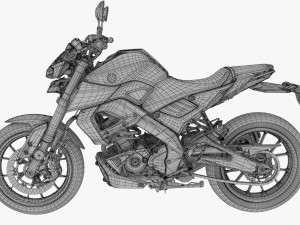 Yamaha MT-125 3D Модель