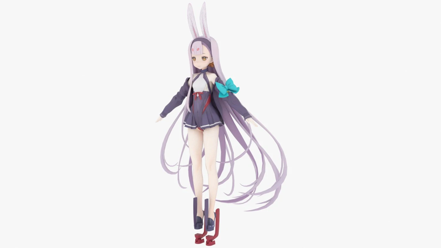 Shimakaze - Azur Lane 3D Model .c4d .max .obj .3ds .fbx .stl .blend