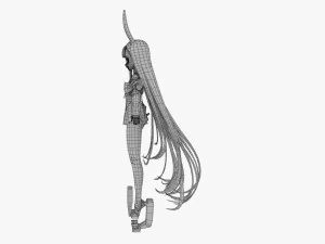 Shimakaze - Azur Lane 3D Model