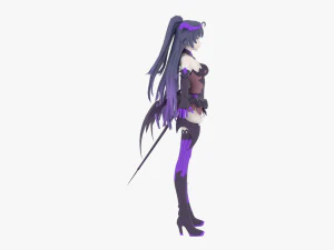 Raiden Mei from Honkai Impact 3D Model