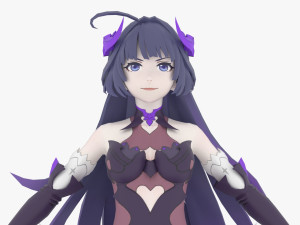 Raiden Mei from Honkai Impact Modelo 3D