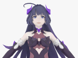 Raiden Mei from Honkai Impact 3D Model