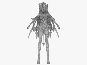 Raiden Mei from Honkai Impact 3D Model