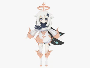 Genshin Impact의 파이몬 3D 모델