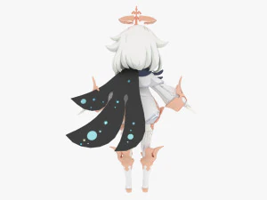 Paimon from Genshin Impact 3D Model