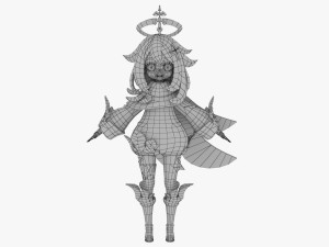 Paimon from Genshin Impact 3D 模型