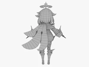 Paimon from Genshin Impact 3D Model
