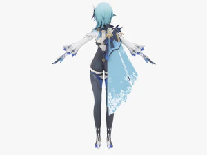 Eula - Genshin Impact 3D Model