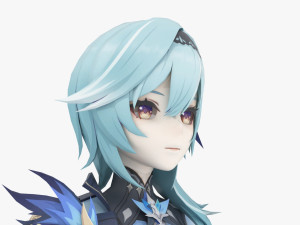Eula - Genshin Impact Model 3D