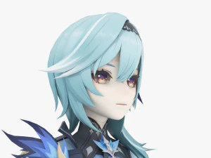 Eula - Genshin Impact 3D Model