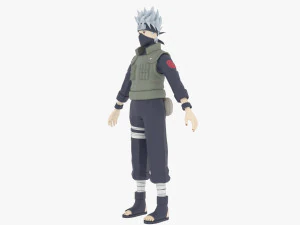 하타케 카카시 3D 모델