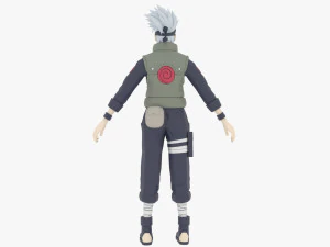 하타케 카카시 3D 모델