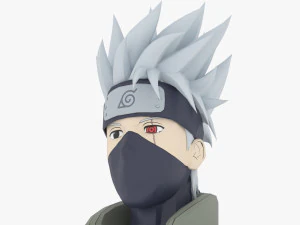 하타케 카카시 3D 모델