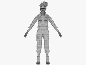 하타케 카카시 3D 모델