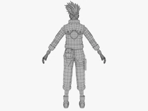 하타케 카카시 3D 모델