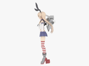 Shimakaze - Kantai Collection 3D Model