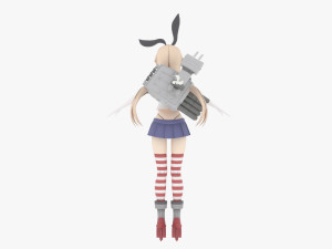 Shimakaze - Kantai Collection 3D Model