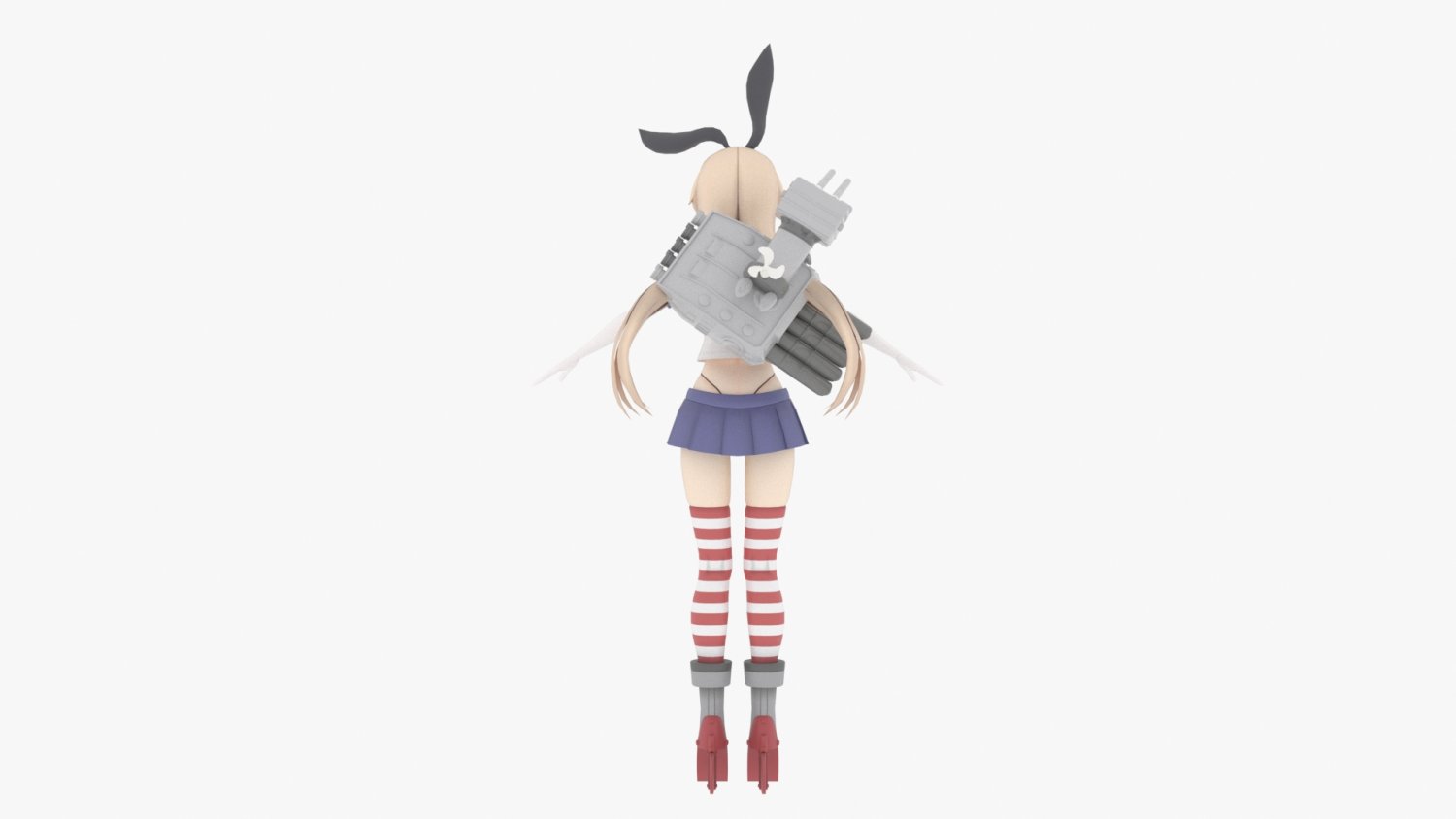 Shimakaze - Kantai Collection 3D Model