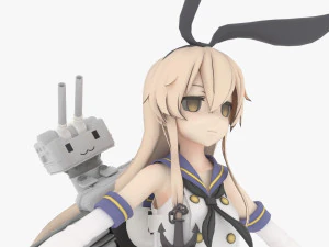 Shimakaze - Kantai Collection 3D Model
