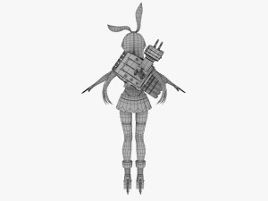 Shimakaze - Kantai Collection 3D Model