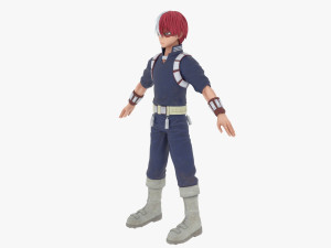 Shoto Todoroki - My Hero Academia 3D Model