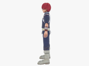 Shoto Todoroki - My Hero Academia 3D Model