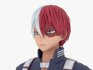 Shoto Todoroki - My Hero Academia 3D Model