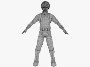 Shoto Todoroki - My Hero Academia 3D Model