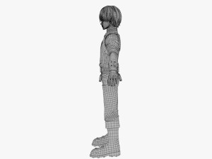 Shoto Todoroki - My Hero Academia 3D Model