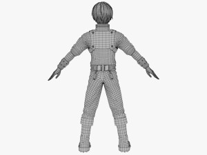 Shoto Todoroki - My Hero Academia 3D Model