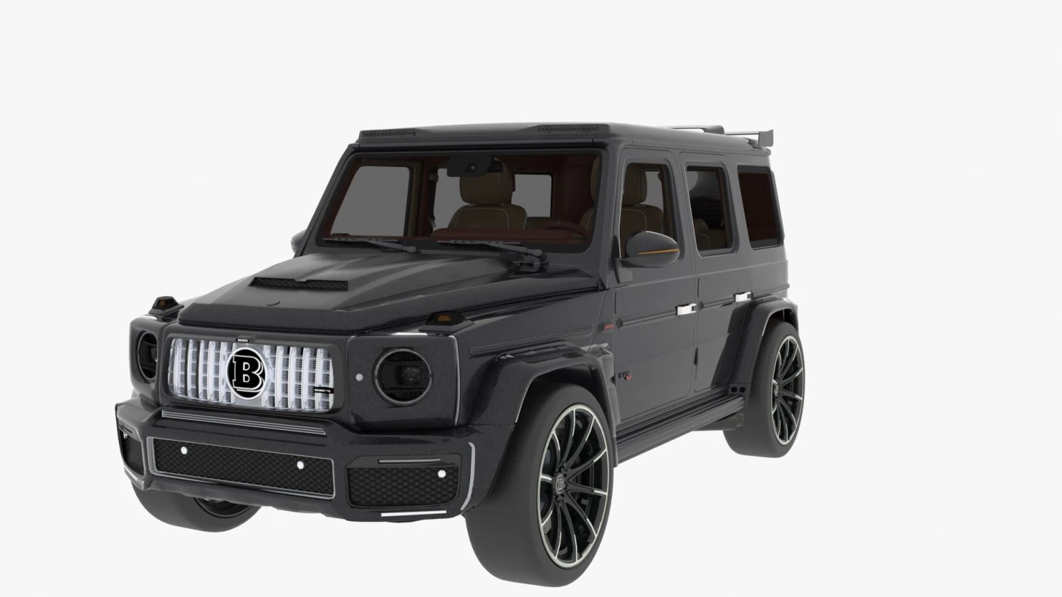 Brabus G V12 900 3D Model .c4d .max .obj .3ds .fbx .stl .blend 