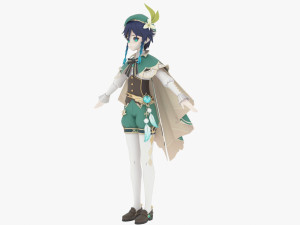 Venti - Genshin Impact Modelo 3D