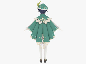 Venti - Genshin Impact Modelo 3D