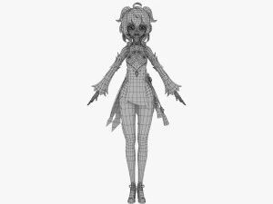 Ганью - Геншин Импакт 3D Модель