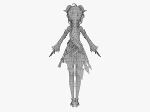 Ганью - Геншин Импакт 3D Модель