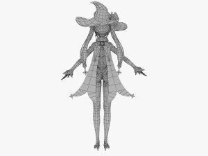 मोना - जेनशिन इम्पैक्ट 3D मॉडल