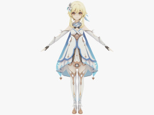 Lumine - Genshin Impact Modelo 3D