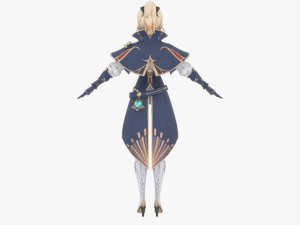 Jean - Genshin Impact 3D Model