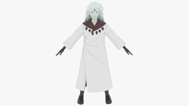 우치하 마다라 리쿠도 모드 3D 모델 .c4d .max .obj .3ds .fbx .stl .blend 