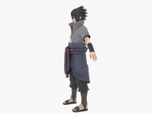 Uchiha Sasuke Rinnegan Modelo 3D