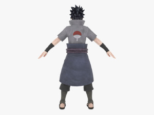 Uchiha Sasuke Rinnegan Modelo 3D