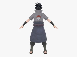 Uchiha Sasuke Rinnegan 3D Model
