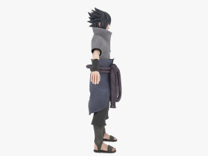 Uchiha Sasuke Rinnegan Modelo 3D