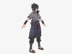 Uchiha Sasuke Rinnegan Modelo 3D