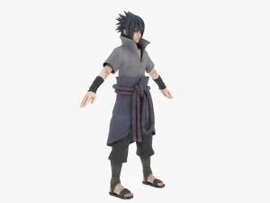 Uchiha Sasuke Rinnegan 3D Model